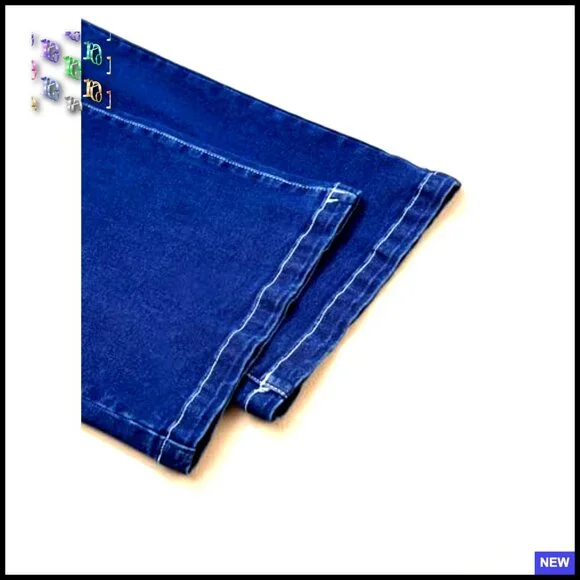 Wide Leg High Waisted Jeans Stretchy Straight Leg Drawstring Pull On Denim Pants